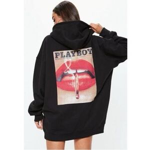 Playboy x Missguided Oversized Hoodie